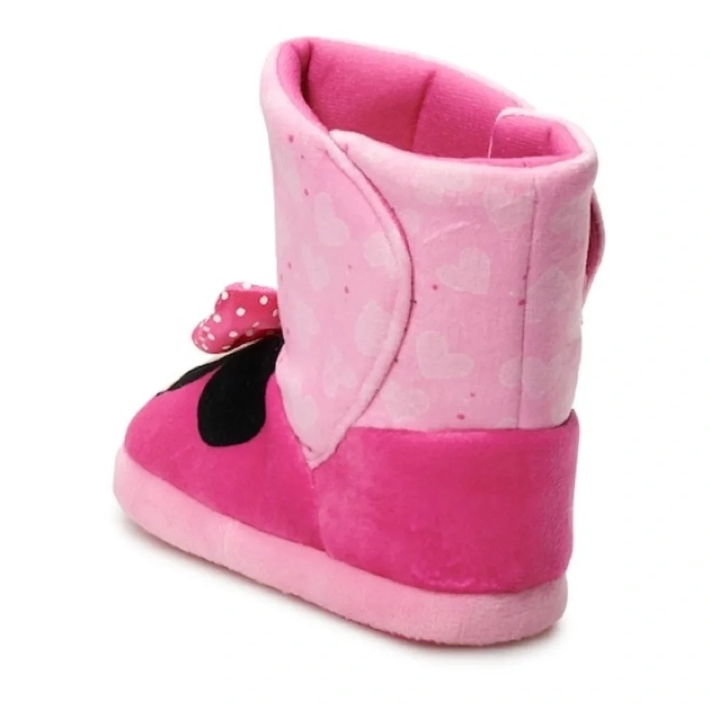 Disney's Minnie Mouse Toddler Girls' Slipper Boots​